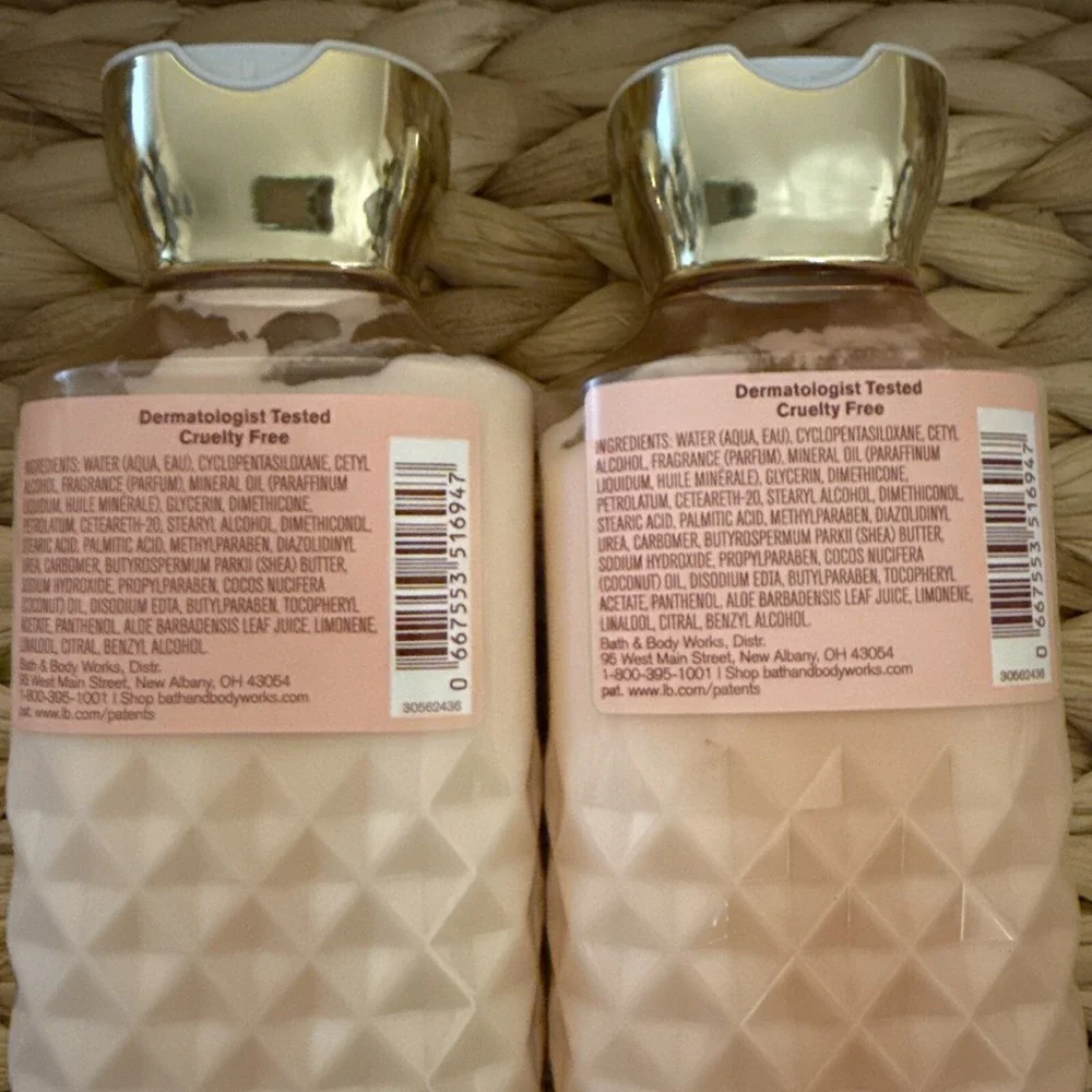 Bath & Body Works CHAMPAGNE TOAST Body Lotion Set of 2 NEW‎